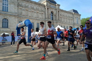 Départ du trail de 15 km "Le tour du Puy"