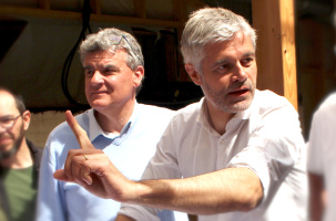 Jean-Pierre Vigier et Laurent Wauquiez, les candidats LR aux législatives 2024. 