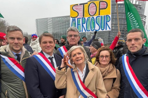 JP Vigier avec d'autres parlementaires européens, vent debout contre le Mercosur.
