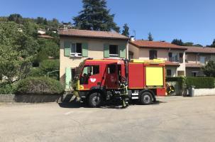 Un départ de feu a eu lieu sur la commune d'Aiguilhe ce vendredi midi