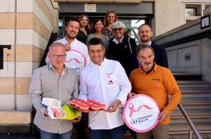 Médecins, associations...et pâtissiers, ensemble pour cette mission de sensibilisation. 
