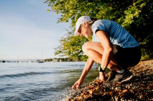 Mina Guli a commencé sa série de marathon en France en commençant...par le Puy.