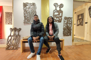 Eneld Charles (à gauche) et Jean-Eddy Remy