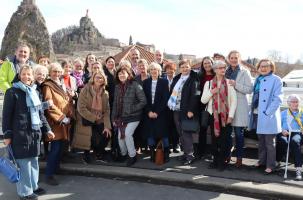 Elus, personnels de l'hôpital ER, Soroptimist...et la mémoire de Suzanne Noël.