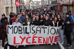 Les jeunes aussi ont battu le pavé pour défendre leur avenir. 