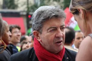 Jean-Luc Mélenchon soutenu du côté de Langeac.