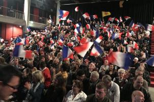 Environ 250 personnes se sont retrouvées au Puy pour encourager Reconquête d'Eric Zemmour.