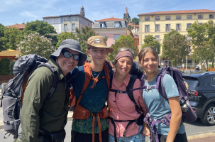 Mathieu, Olivier, Cathy et Coralie du Québec