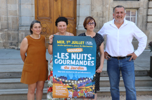 Le marché aura lieu au jardin éphémère, place du Martouret