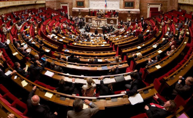L'Assemblée nationale, lieu d'innombrables débats par les députés de France.