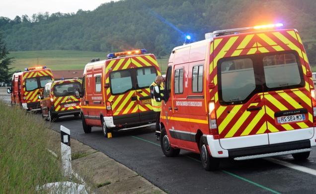 90 pompiers solicités sur l'accident