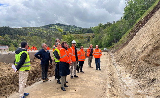 Point de situation sur la RD535 au niveau du Pont de l'Estaing