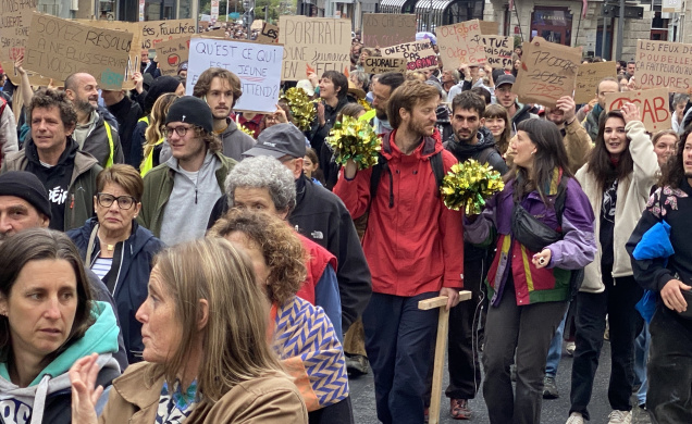La mobilisation a généré un cortège important, sans aucune violence.