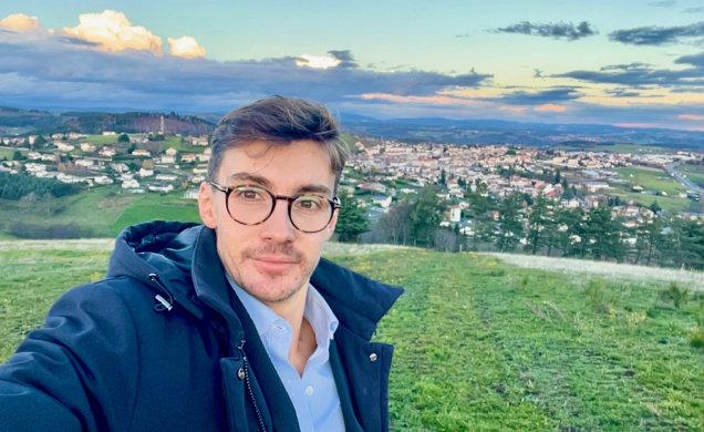 Arthur Liogier s'engage dans la course aux municipales, à Yssingeaux. 