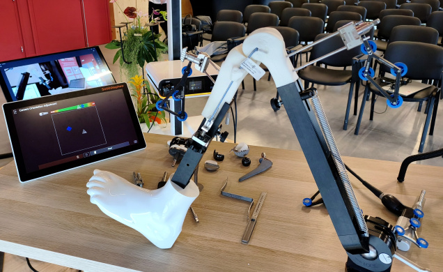Modèle de démo pour robot chirurgien
