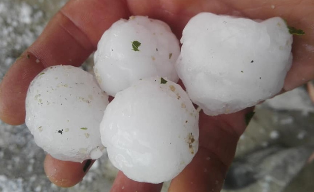 Photo d'illustration. Des averses de grêles sont possibles en Haute-Loire, ce 1er juin.