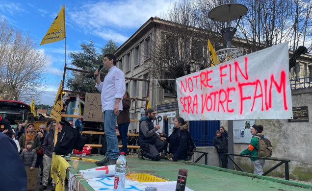 Jacques Marcon soutient les éleveurs et se dresse contre l'abattage des troupeaux.