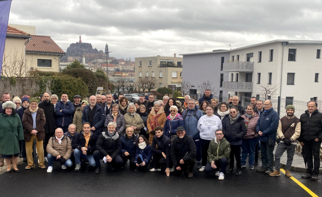 Laurent Wauquiez et son fils Baptiste étaient aux côtés de Michel Chapuis pour l'occasion.