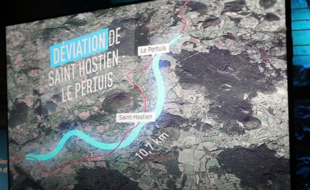 La déviation St-Hostien/Le Pertuis... intense sujet de débats et d'opinions diverses.