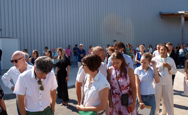 Elus et partenaires étaient présents en nombre pour l'inauguration du site de Chaspuzac.