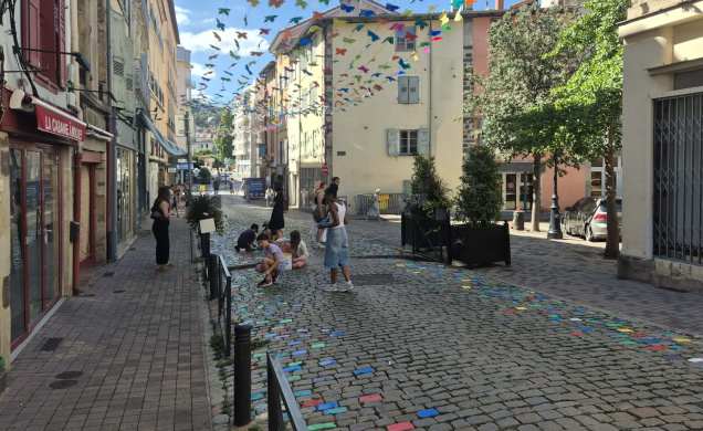 Après des couleurs dans le ciel, des couleurs au sol