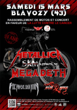 Rassemblement de Moto et Concert METALLICA MEGADETH_Blavozy