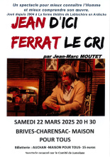 Jean Ferrat d'ici le cri_Brives-Charensac