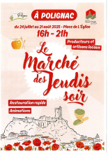 Le marché d'été des Jeudis soir_Polignac