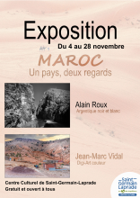 Exposition : Maroc, un pays, deux regars_Saint-Germain-Laprade