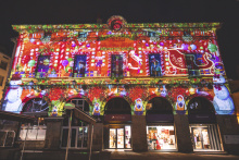 Projection du conte de Noël_Le Puy-en-Velay