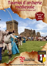 Tournoi national d'archerie médiévale à la Forteresse de Polignac_Polignac