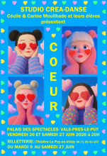 « Cœur », gala de danse de Studio Créa Danse_Vals-près-le-Puy