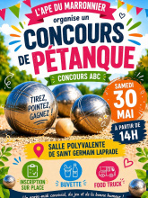 Concours de pétanque_Saint-Germain-Laprade