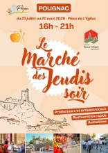 Le marché d'été des Jeudis soir_Polignac