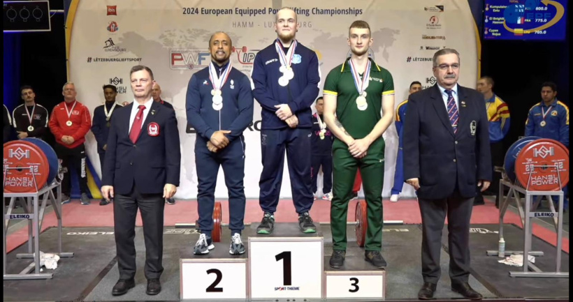 Le ponot Hassan El Belghiti, vice-champion d’Europe de Powerlifting 