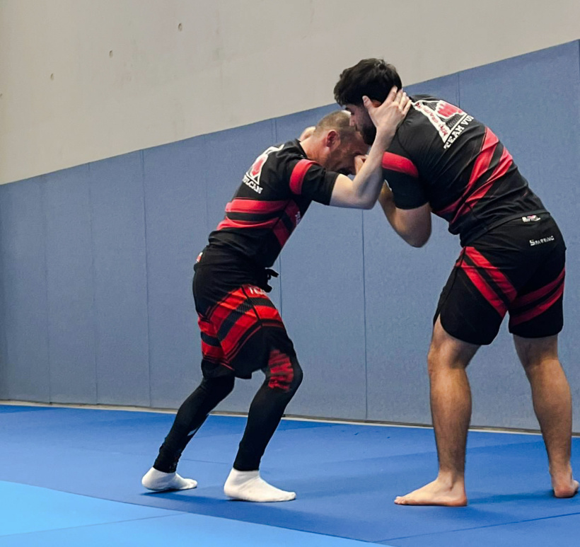 Entraînement entre coach et élève