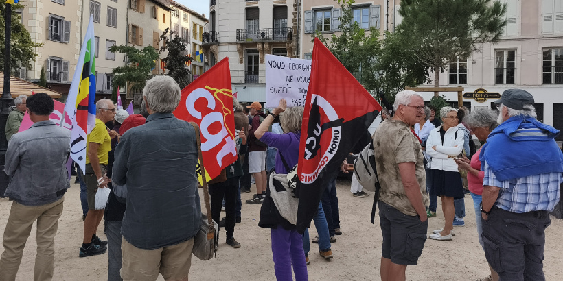 Rassemblement des syndicats