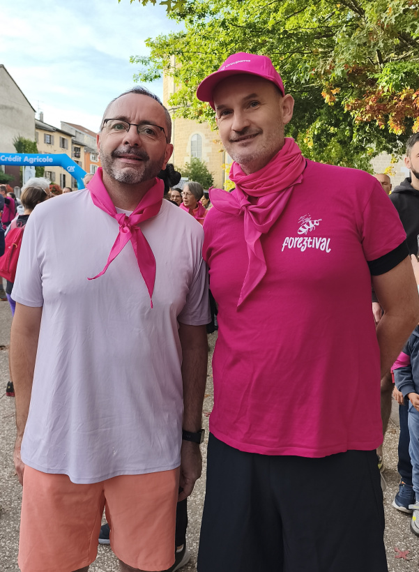 Thibault et Romain, en soutien à leur collègue décédée