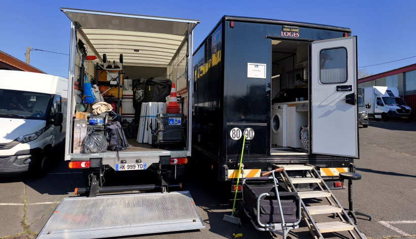 Camions loges et régie
