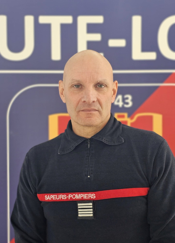 Le colonel Frédéric Robert, directeur et chef de corps du SDIS 43