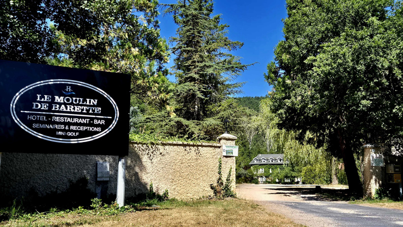 L'entrée du domaine 