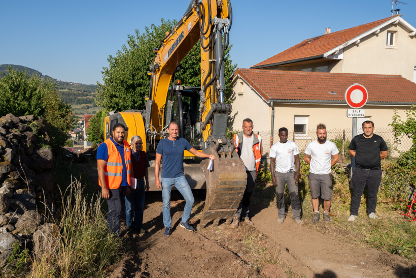 Visite de chantier Rue Bouchetaud le 5 septembre 2023