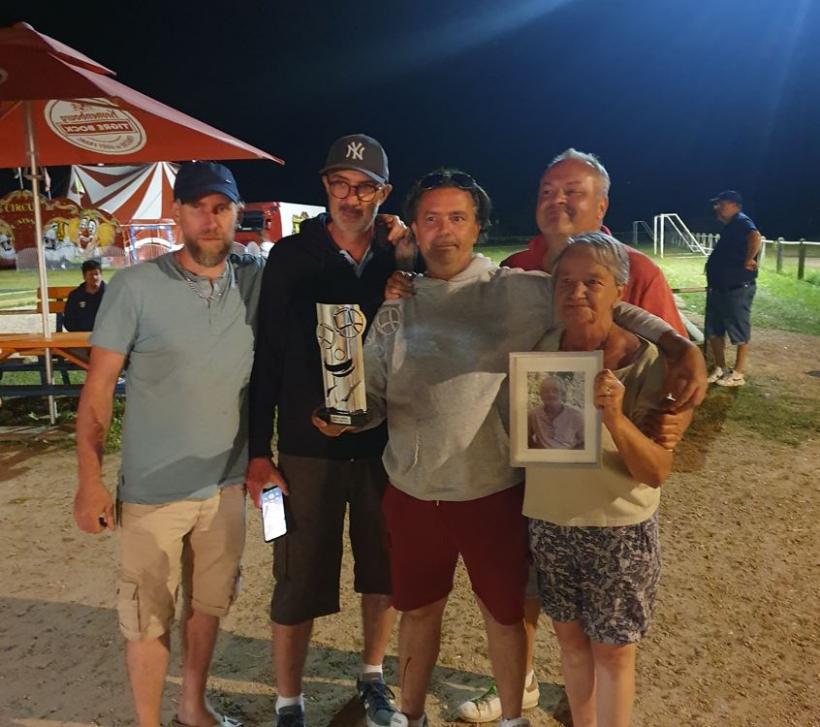 Les finalistes du concours B, Challenge Paul Battle avec Christiane Battle