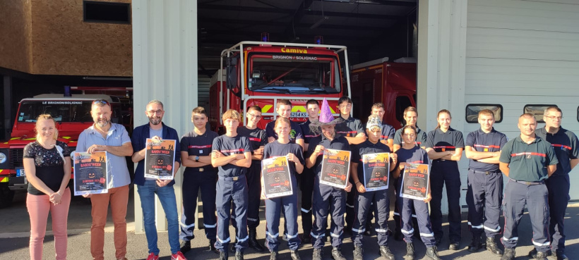 La section des Jeunes Sapeurs Pompiers du Brignon-Solignac