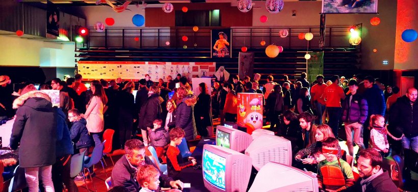 Salle jeux vidéo de la dernière édition de la JapaN' Game en 2022