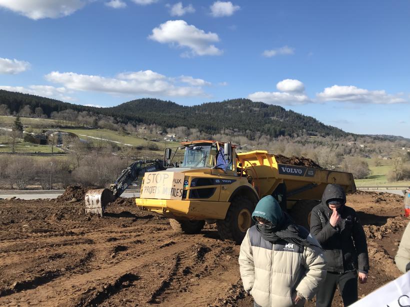 Le chantier Saint-Hostient/Le Pertuis, route de la discorde.  