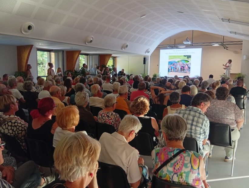Réunion publique pour faire le bilan du mandat de Christelle Valantin
