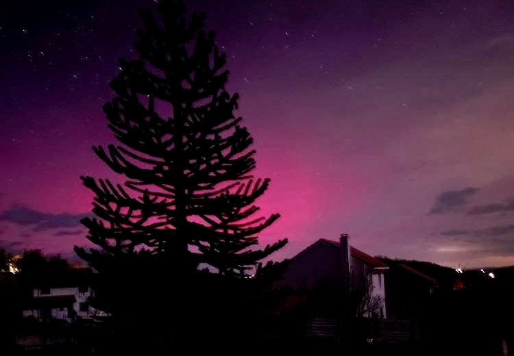 Cette photo a été prise à Yssingeaux, ce mercredi 12 novembre à 4 heures du matin.