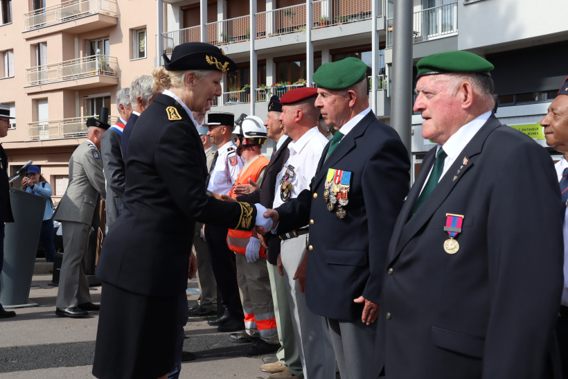 Les élus  et les anciens combattants