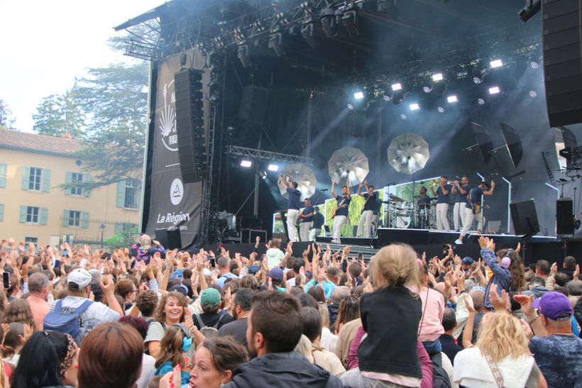 Le public a repris les musiques du groupe